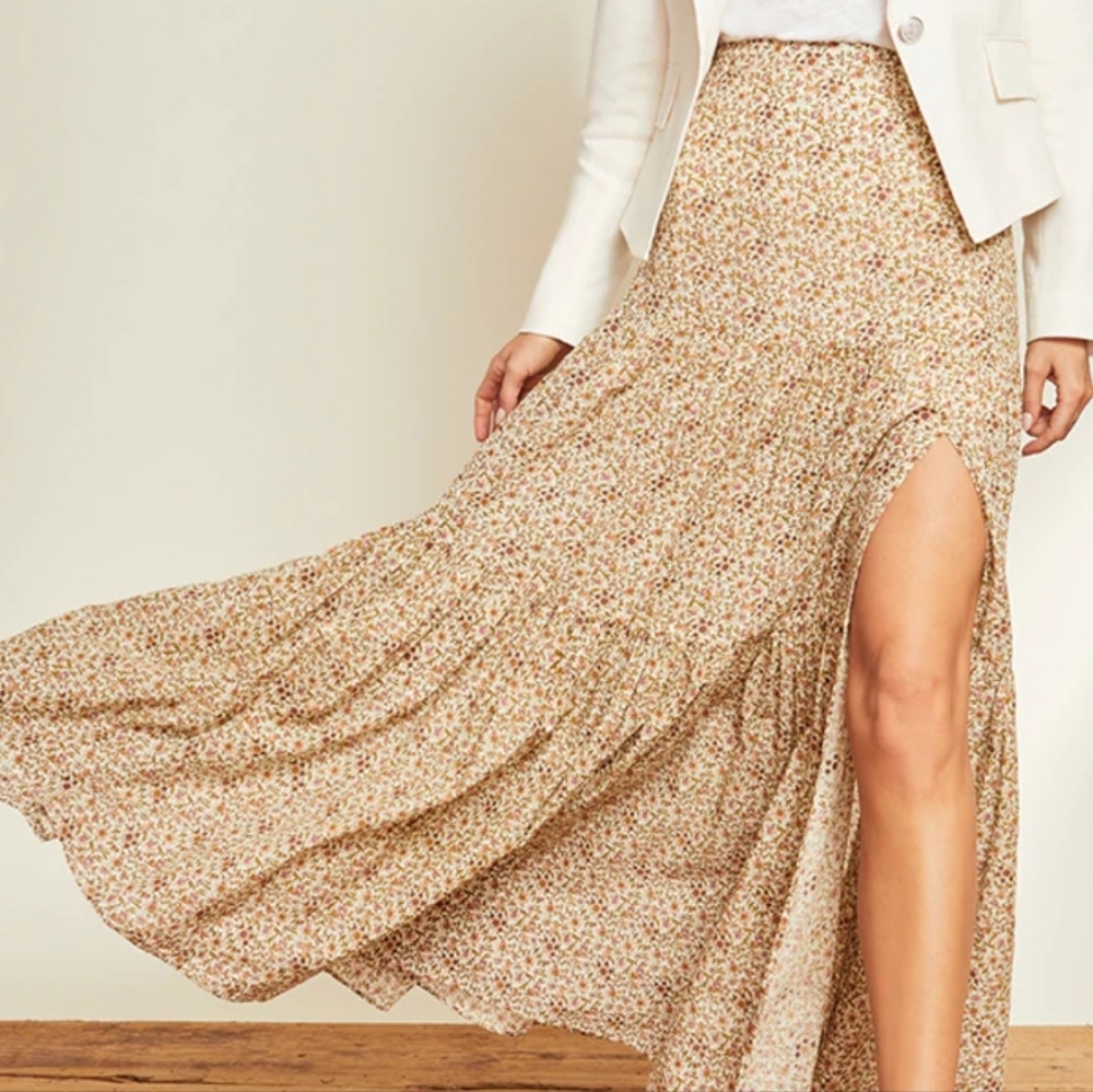 Veronica Beard Floral Skirt